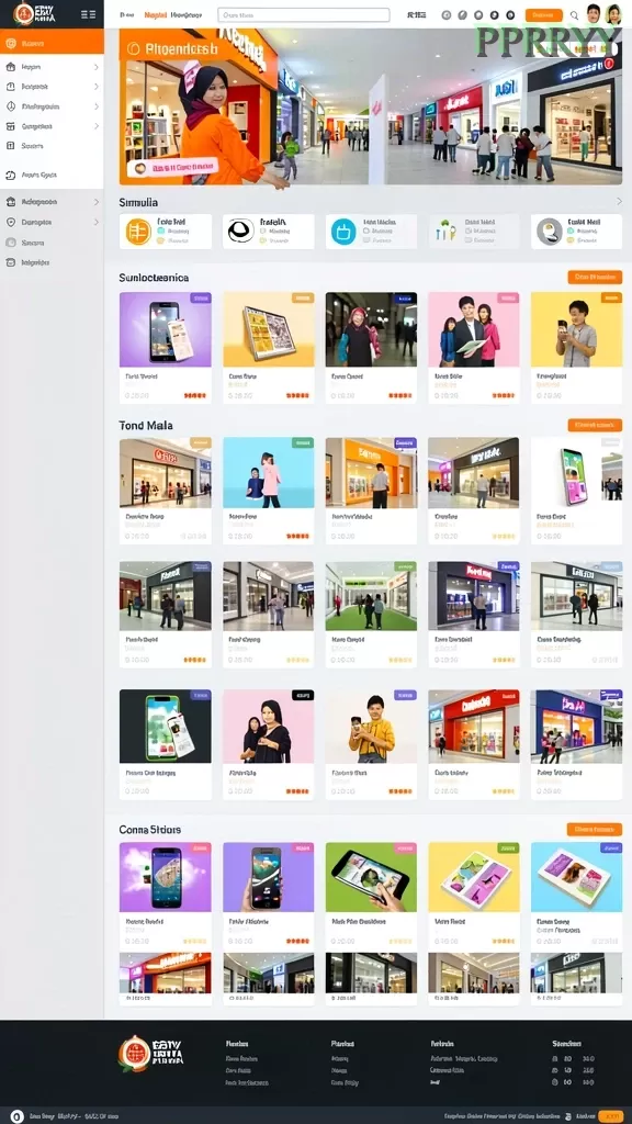 Cuplikan layar F200M — menu navigasi